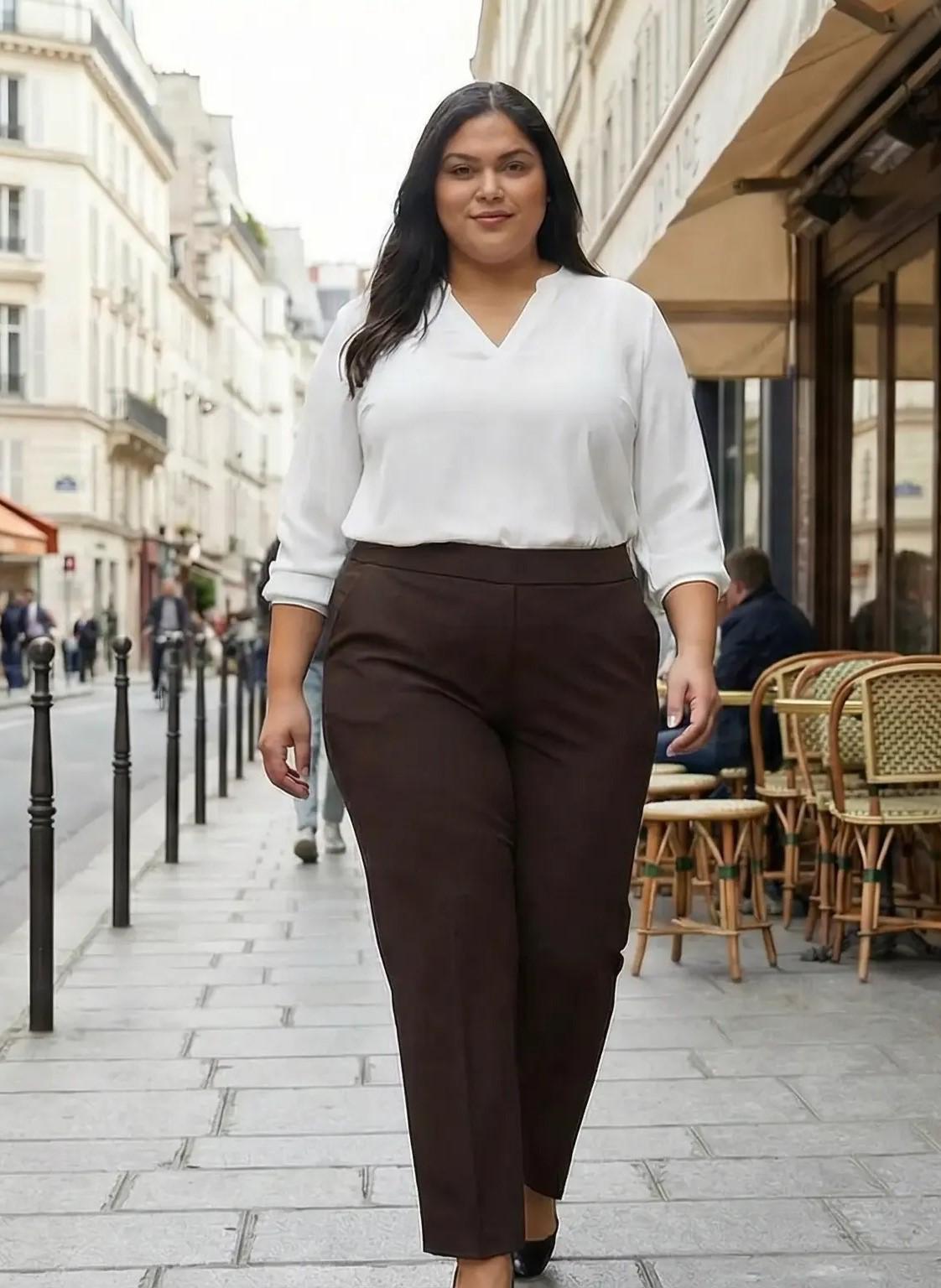 Bej Hafif Dar Paça Pantolon