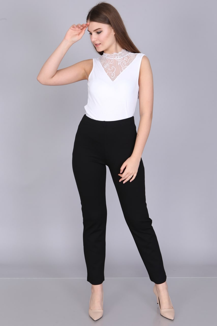 Düz Paça Siyah image 3